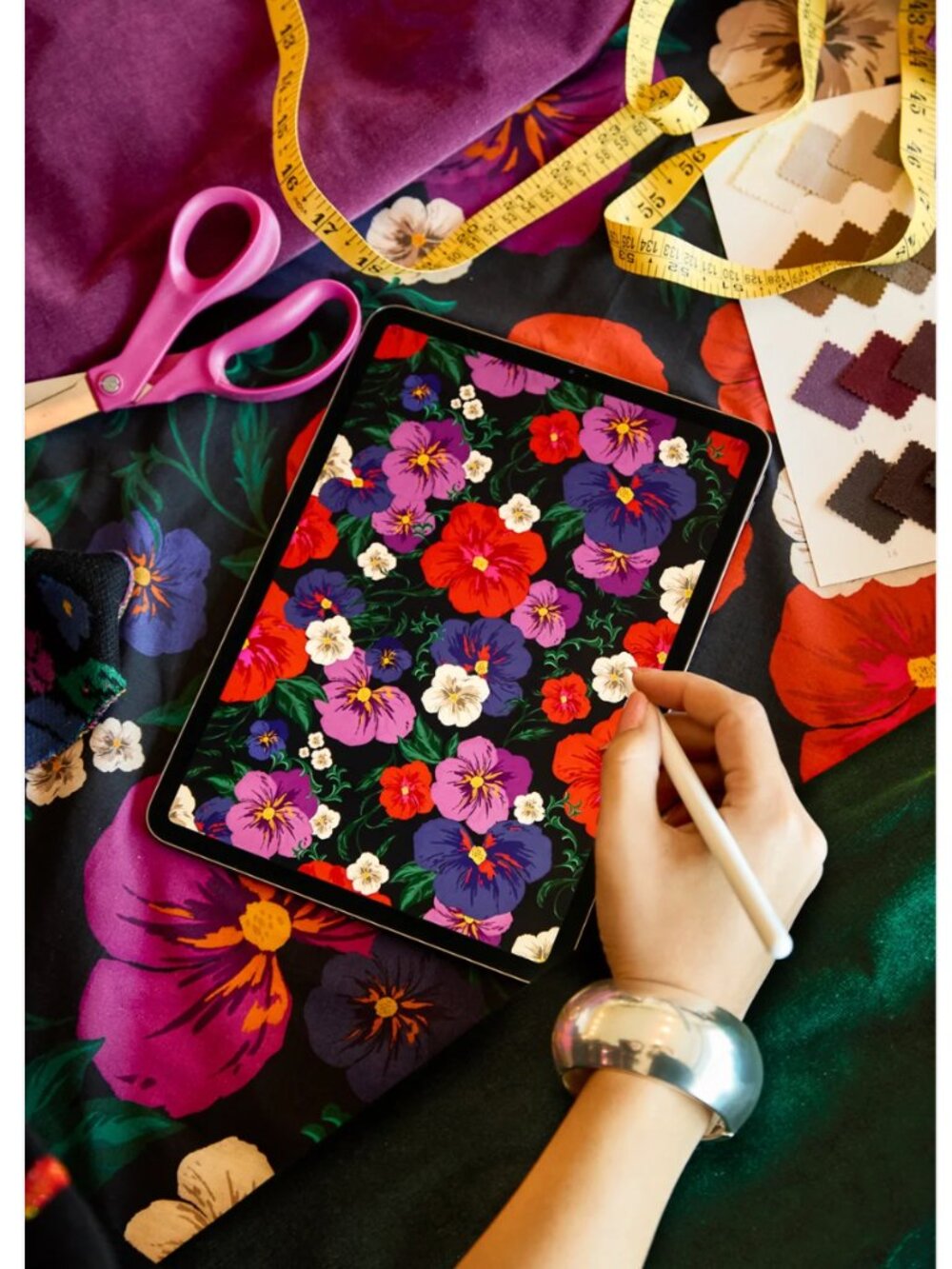 Mixed by Nasrin Quincy Jumpsuit in Pansy - Picture 6 of 6